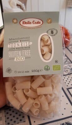100% Organic White Rice Pasta, Maccheroni