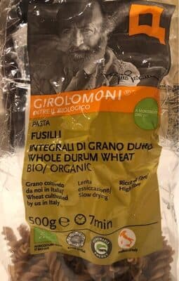 Fusilli integrali di grano duro
