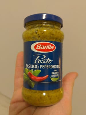 Sauce Pesto basilic et piment