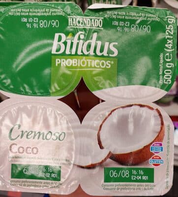 Bífidus Probióticos cremoso coco