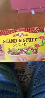 Old El Paso Stand 'n Stuff Soft Taco Kit Sweet Paprika & Tomato