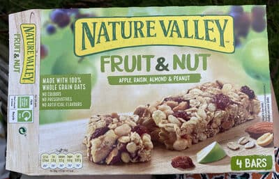 Fruit & Nut Apple, Raisin, Almond & Peanut Bars