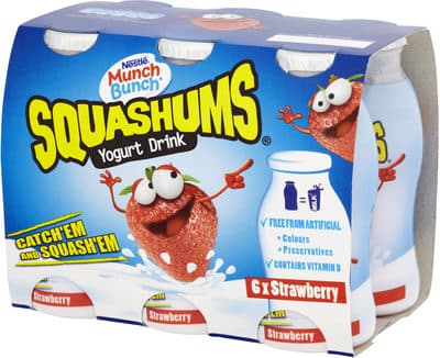 Squashums Strawberry Yoghurt Drinks