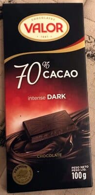 Valor Dark Chocolate 70% Cocoa