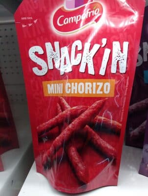 Snack'in mini chorizo
