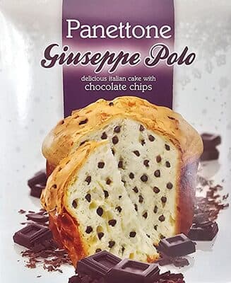 Panettone with chocolate chips