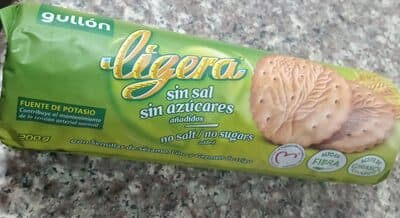 Galleta ligera sin sal y sin azcar