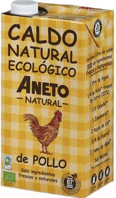 Caldo natural de pollo