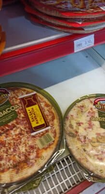 Pizza carbonara