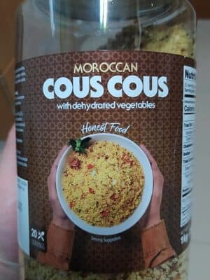Moroccan Cous Cous With Dehydrated Vegetables