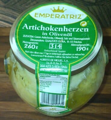 Artichokenherzen in Olivenl