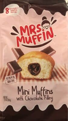 Mini Muffins With Chocolate Filling