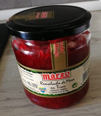 Remolacha de Mesa en tiras