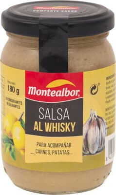 Salsa al whisky tarro