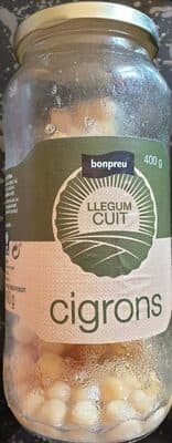 Garbanzos cocidos