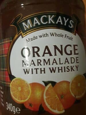 Marmalade Orange With Whisky