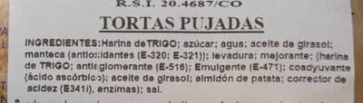tortas pujadas