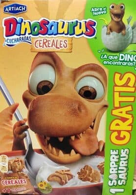 Dinosaurus a cucharadas cereales