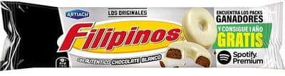 filipinos de chocolate blanco