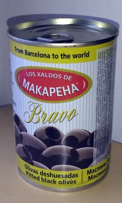 Pitted Black Olives Sterilized