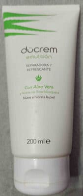 Emulsion reparadora y refrescante