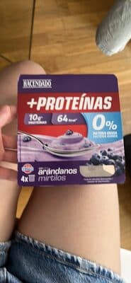 Postre Lácteo Proteínas Con Arándanos
