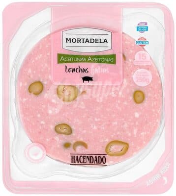 Mortadela con aceitunas