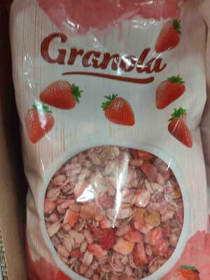 Granola de fresa