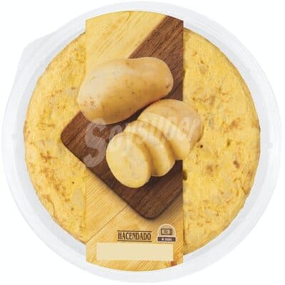 Tortilla de patata sin cebolla