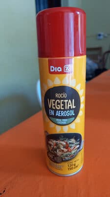 Rocio vegetal oleoso a base de aceite de girasol en aerosol