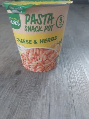 pasta snackpot cheese & herbs