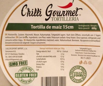 Tortilla De Maz