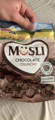 Muesli & chocolate. Crunchy