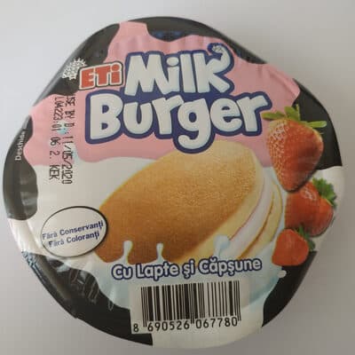 Milk Burger cu Lapte i Cpune