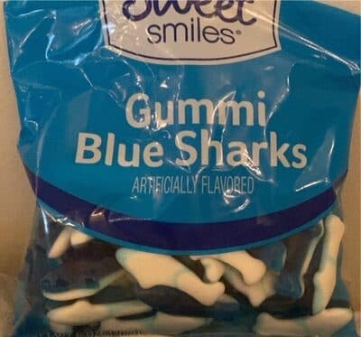 Gummi Blue Sharks Flavored Candy