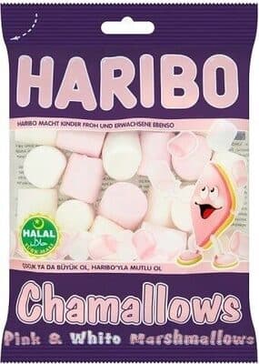 Chamallows Pink White Marshmallows Bag
