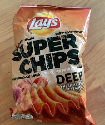 Super chips deep american BBQ flavour