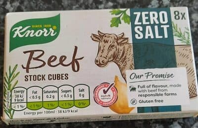 Stock cube beef
