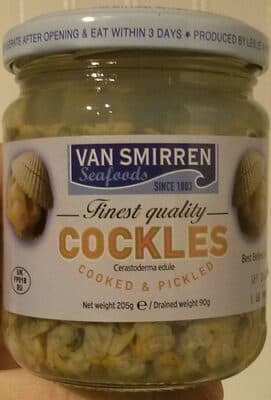 Cockles Cooked & Pickled