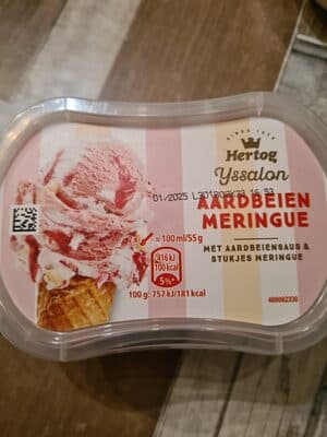 Aardbeien Meringue