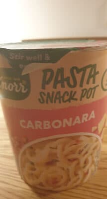 Pasta Snack Pot Carbonara
