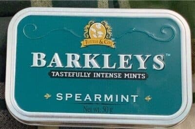 Barkleys Tastefully Intense Mints