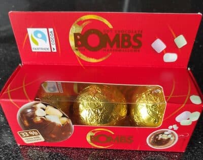 Hot chocolate bombs with marshmallows