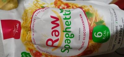 Raw spaghetti