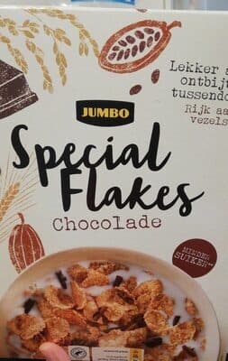 Special flakes chocolade