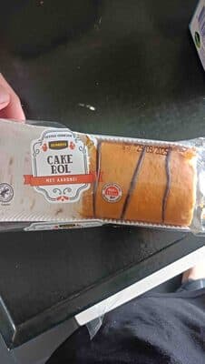 Cake rol met aardbei