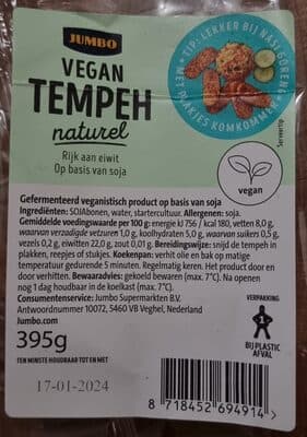 Vegan tempeh