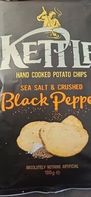 Chips kettle black pepper