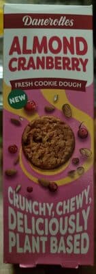 Almond Cranberry Fresh Cookie Dough