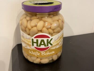 weiße Bohnen